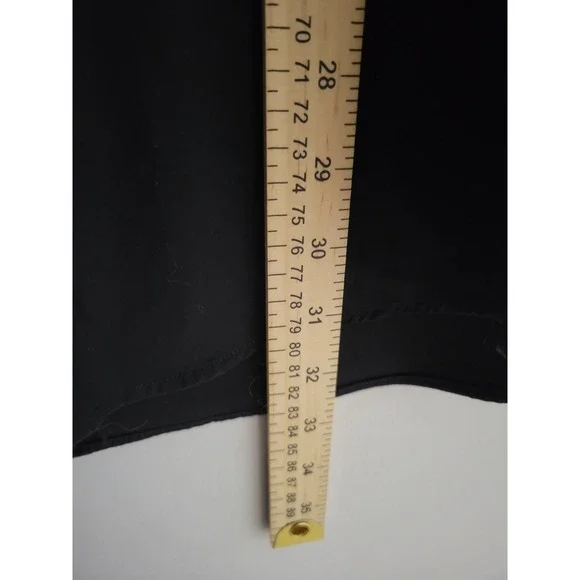 Twillory Safe Cotton Black Dress Shirt 16.5 36/37 Tailored Skull Collar Cuffs - Picture 11 of 12